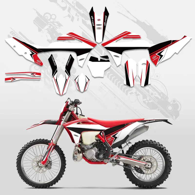 Off-Road Bike Full Graphics Decals Stickers Kit For Gas Gas Mc Motocross 2021-2023 1
