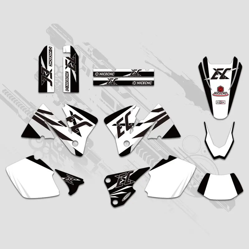 Off-Road Bike Full Graphics Decals Stickers Kit For Ktm Exc 2001-2002 1