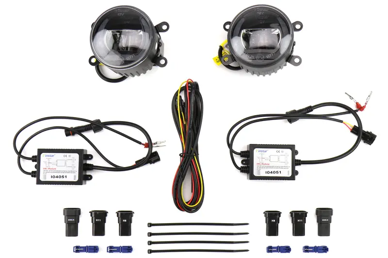 Olm Led Corona Ring Drl Fog Light Housings - 2015 Wrx 2015 Sti 13-15 Fr-S Brz 86 2014 Forester 1