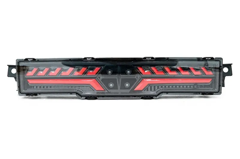 Olm V2 F1 Rear Fog Light (Clear Lens Black Base Red Bar) - 2022-2026 Brz Gr86 1