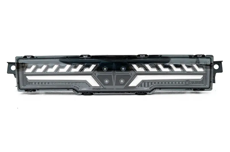 Olm V2 F1 Rear Fog Light (Clear Lens Black Base White Bar) - 2022-2026 Brz Gr86 1