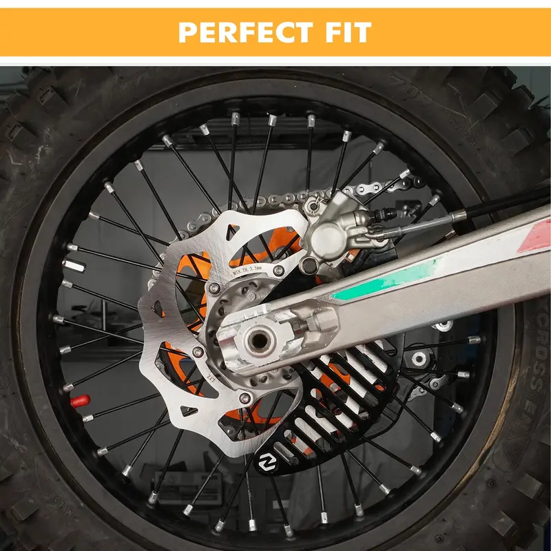 Oversized 240Mm Rear Brake Rotor Kit For Ktm Exc-F 350 500 2004-2024 2