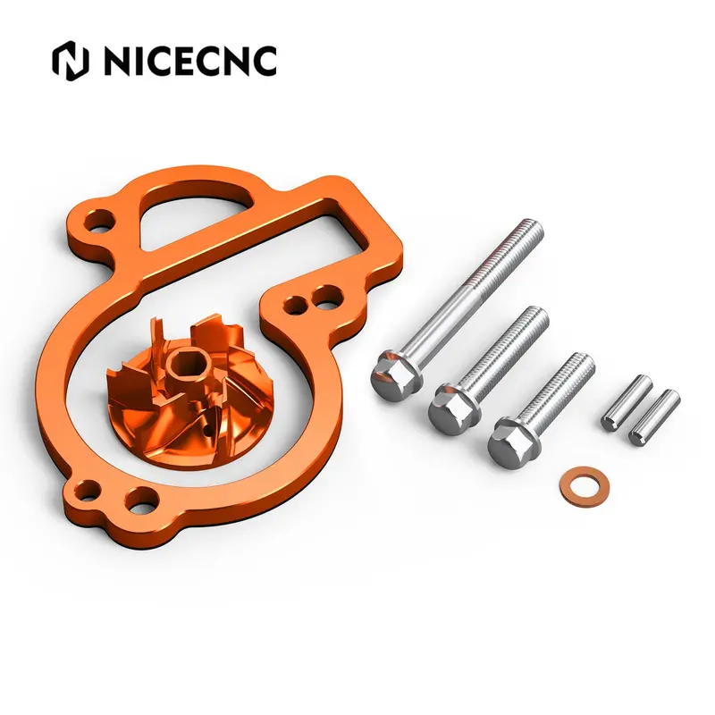 Oversized Water Pump Impeller Cooler Kit For Ktm 450 500 Exc-F/Xcf-W Husqvarna 450 500 Fe/Fx 17-24 Gas Gas 450 Mc F/ Ex F/Ec F 21-24 2