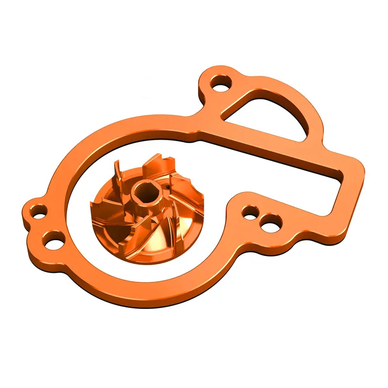 Oversized Water Pump Impeller Cooler Kit For Ktm 450 500 Exc-F/Xcf-W Husqvarna 450 500 Fe/Fx 17-24 Gas Gas 450 Mc F/ Ex F/Ec F 21-24 3