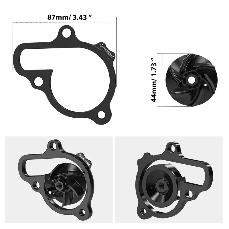 Oversized Water Pump Impeller Cooler Spacer Kit For Honda Crf 450R 2021-2025 2
