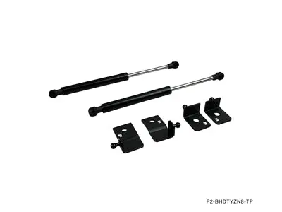P2m Black Engine Hood Damper For 22+ Brz/Gr86 1