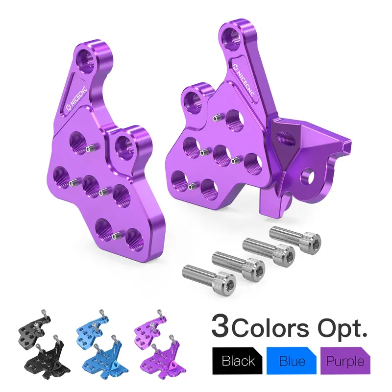 Pair Foot Pegs Bracket Package For Surron Light Bee X/ S/ L1e Segway X160 X260 1