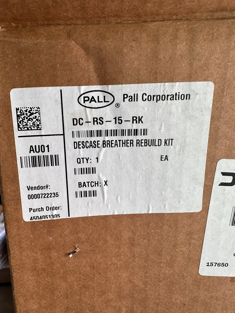 Pall Dc-Rs-15-Rk Breather Rebuild Kit (Missing Site Glass Replacement) 1