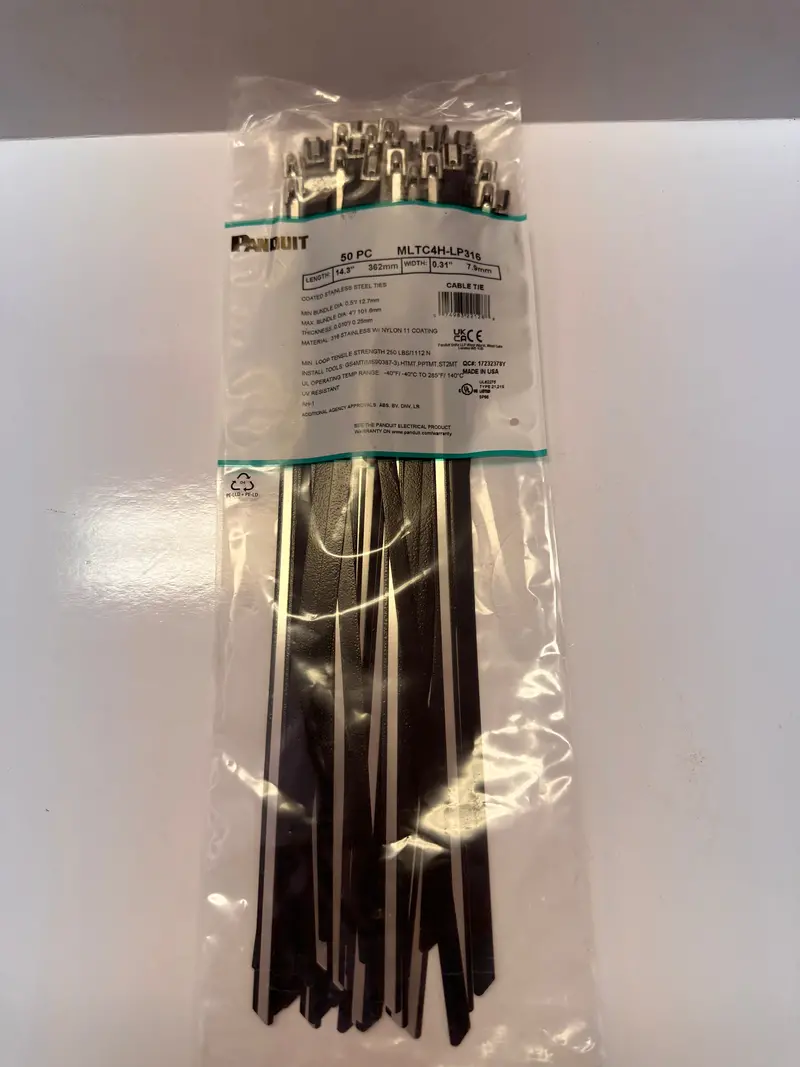 Panduit Pan-Steel® Mltc4h-Lp316 Cable Tie 50Pce 1