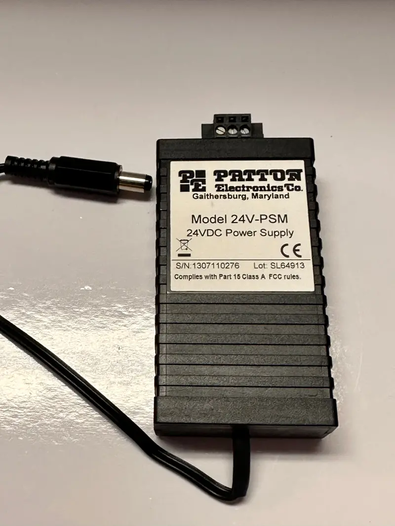 Patton Power Supply Adapter Model 24V-Psm 1