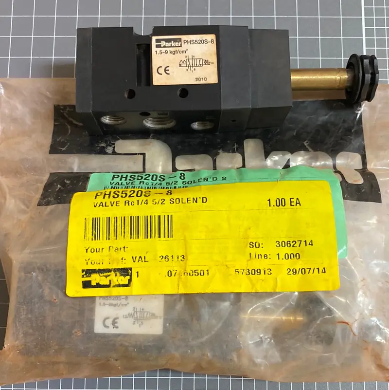 Phs520s-8 Rc 1/4 5/2 Solenoid Valve 1