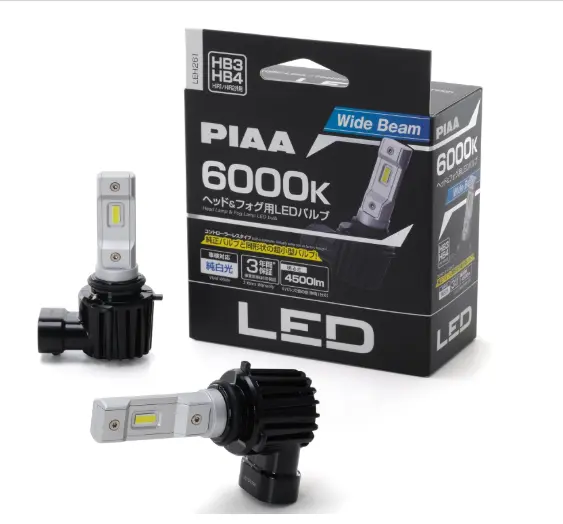 Piaa Led Bulb Leh261 Hb3/Hb4/Hir 12V 17W 6000K/4500Lm 1