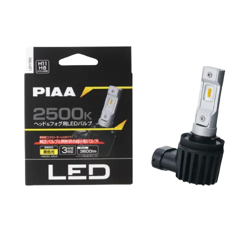 Piaa Leh192 H8/9/11/16 4Th Gen Ultra Compact 2500K Led Bulb 1
