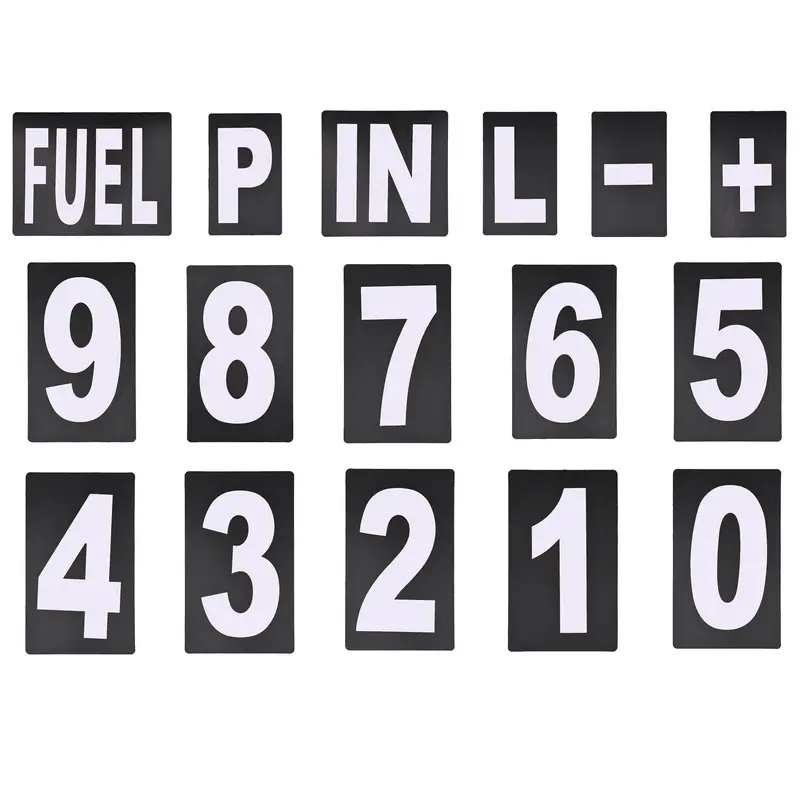 Pit Board Number Kit 1