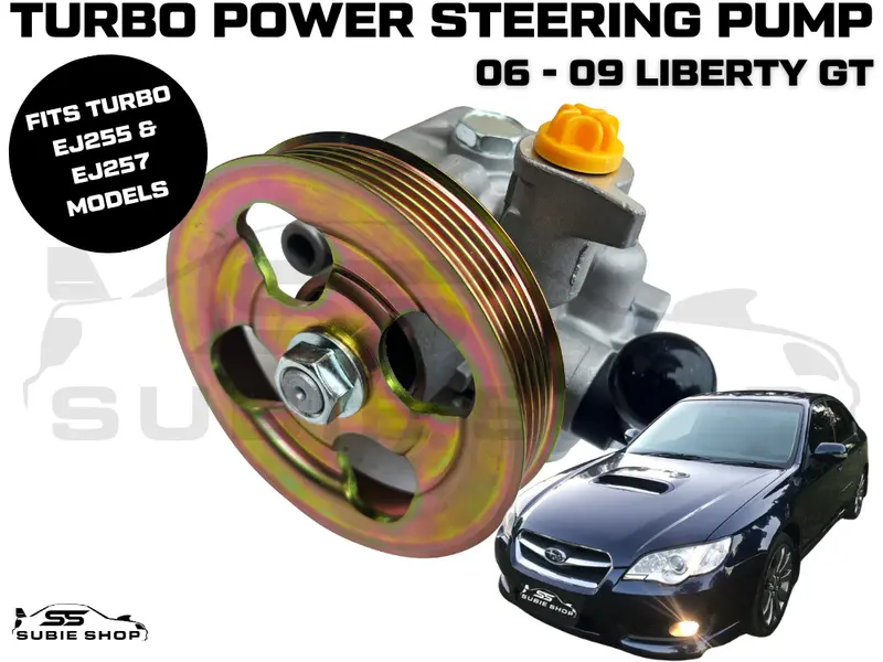 Power Steering Pump Ej255 2.5L For 2006 - 2009 Subaru Liberty Spec B Gt Turbo 1