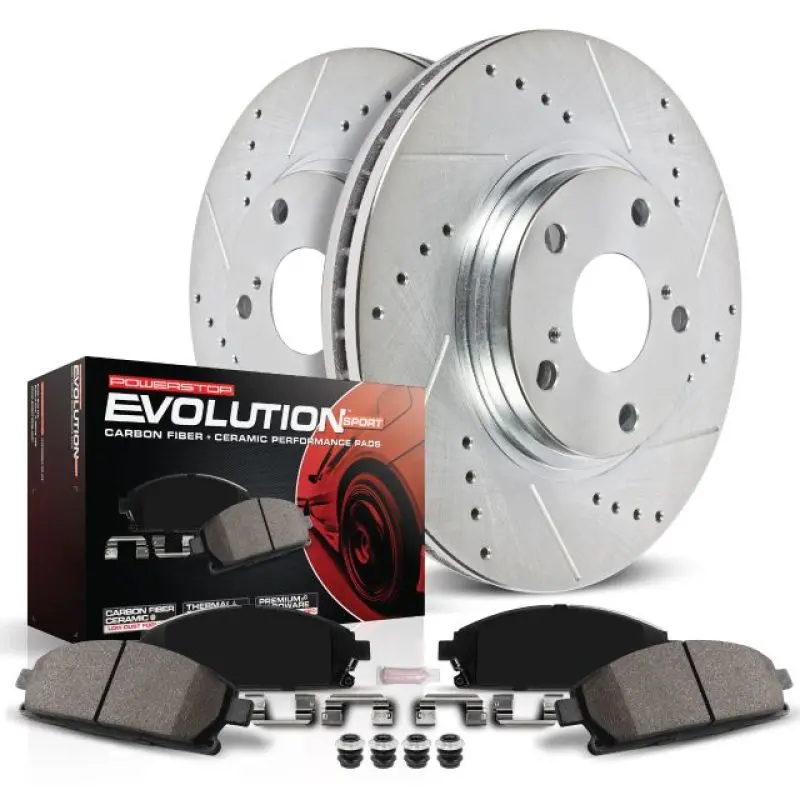 Power Stop Z23 Brake Kit For 2001-2005 Lexus Is300 - Front 1