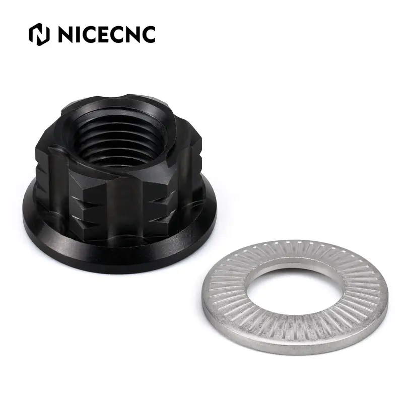 Primary Belt Pulley Nut Rear Axle Nut For Surron Light Bee X/ S/ L1e Segway X160 X260 4