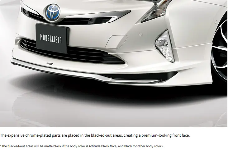 Prius(Zvw50,Zvw51) Modellista(Up-Grade Style) Front Spoiler 1