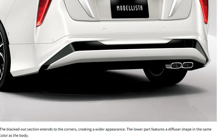 Prius(Zvw50,Zvw51) Modellista(Up-Grade Style) Rear Skirts 1