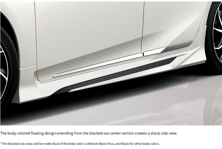Prius(Zvw50,Zvw51) Modellista(Up-Grade Style) Side Skirts 1