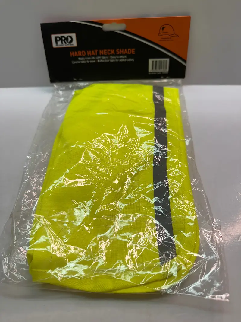 Pro Choice Hhnss Hard Hat Neck Sunshade/ His-Vis Fluro Yellow 1