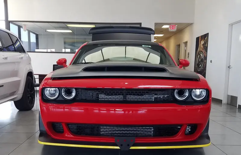 Quick-Release License Plate Bracket 2015-2023 Challenger Hellcat/Demon Lower Mount/2019+ Scat Pack Wide Body (Sns1c) 1