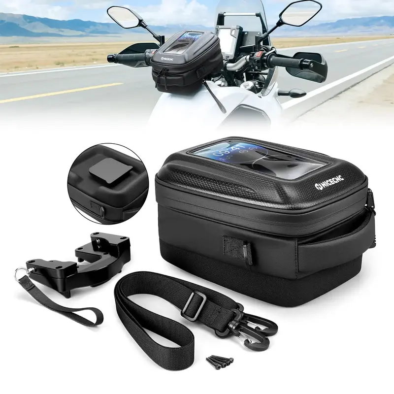 Quick-Release Tank Bag Push-Pull Lock System For Yamaha Tenere 700 2019-2025 1