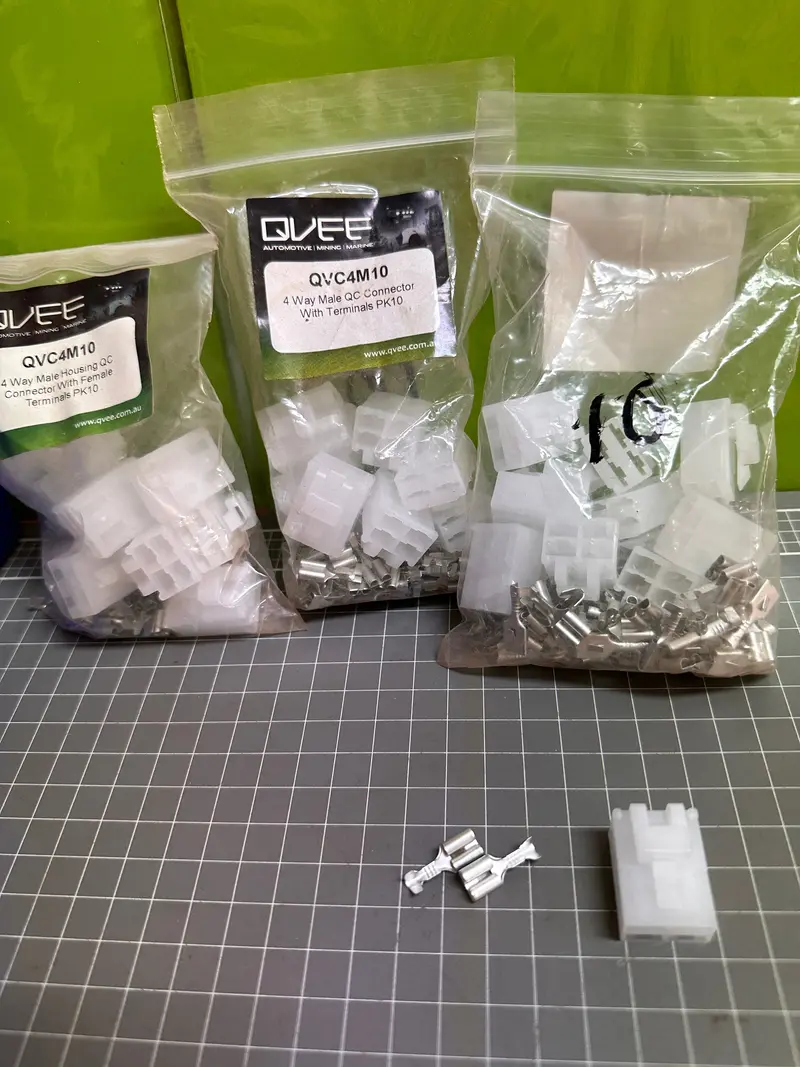 Qvee 4 Way Male Qc Connector With Terminals Qvc4m10 1