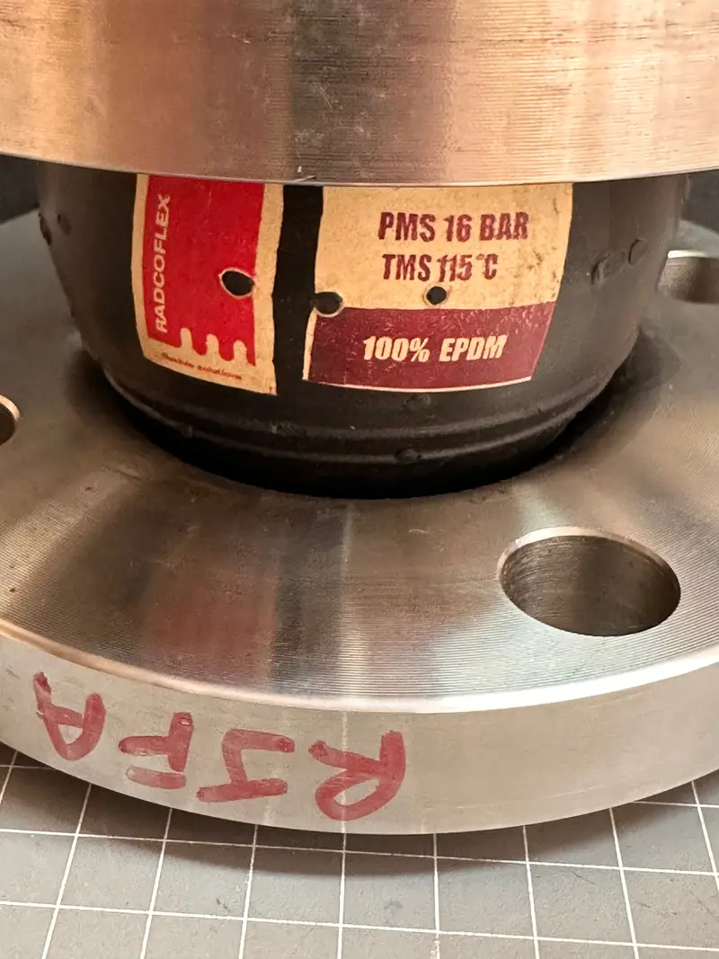 Radcoflex 50Mm, 2" Epdm Rubber Bellow Flexible Joint 1