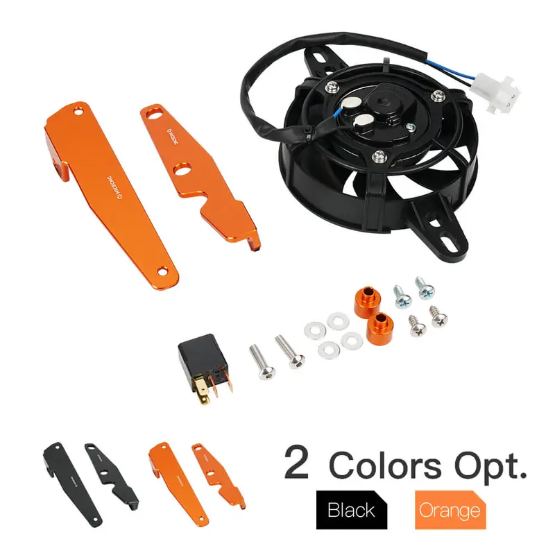 Radiator Cooling Fan Kit Dc12v For Ktm Excf 350 500 2017-2023 1