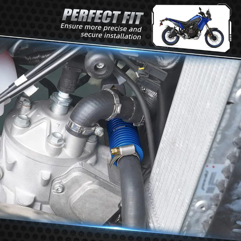 Radiator In Line Water Cooler With Clamps For Ktm Husqvarna 2023-2024 Gasgas 2024 2