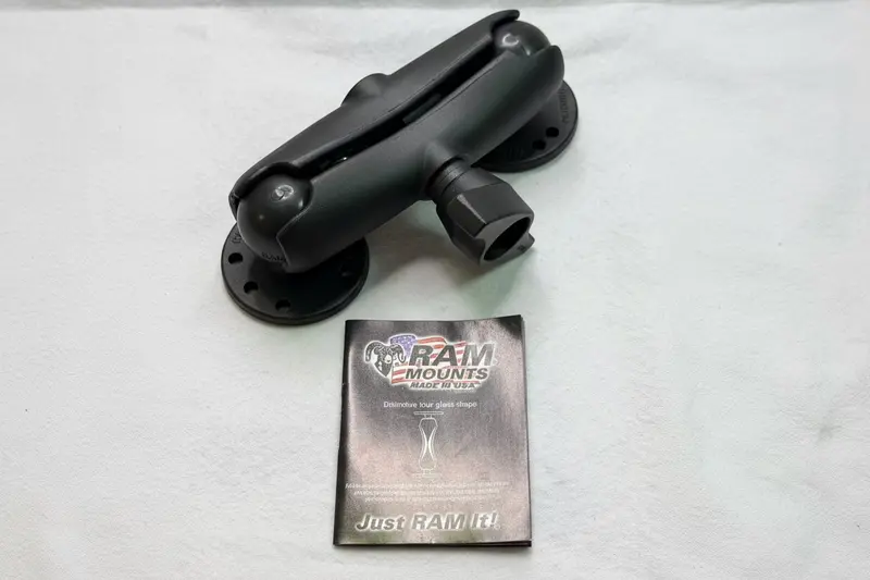 Ram-101Mu, Ram® Double Ball Mount With Metal Knob - C Size Medium 1