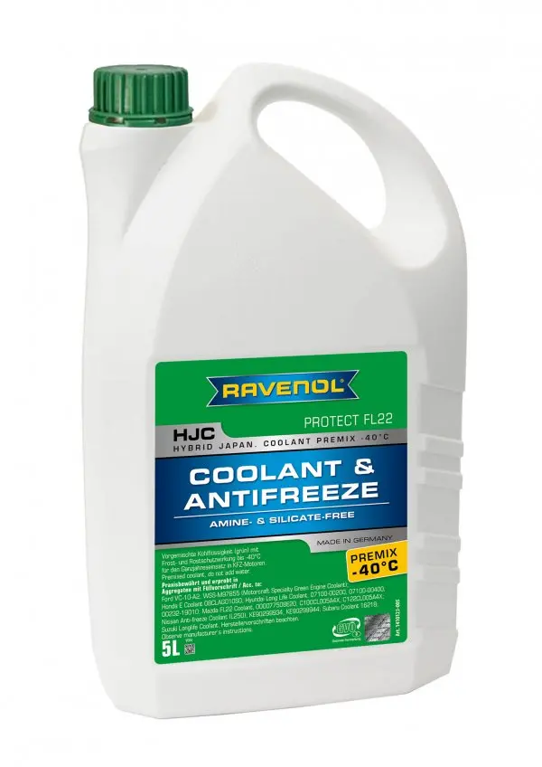 Ravenol Hjc Premix -40°C Protect Fl22 (Green) 5L 1