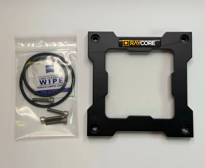 Raycore X10 Detachable Face (Clear) Replacement Part For X10 Heavy Duty Work Light, X10-Df-C 1