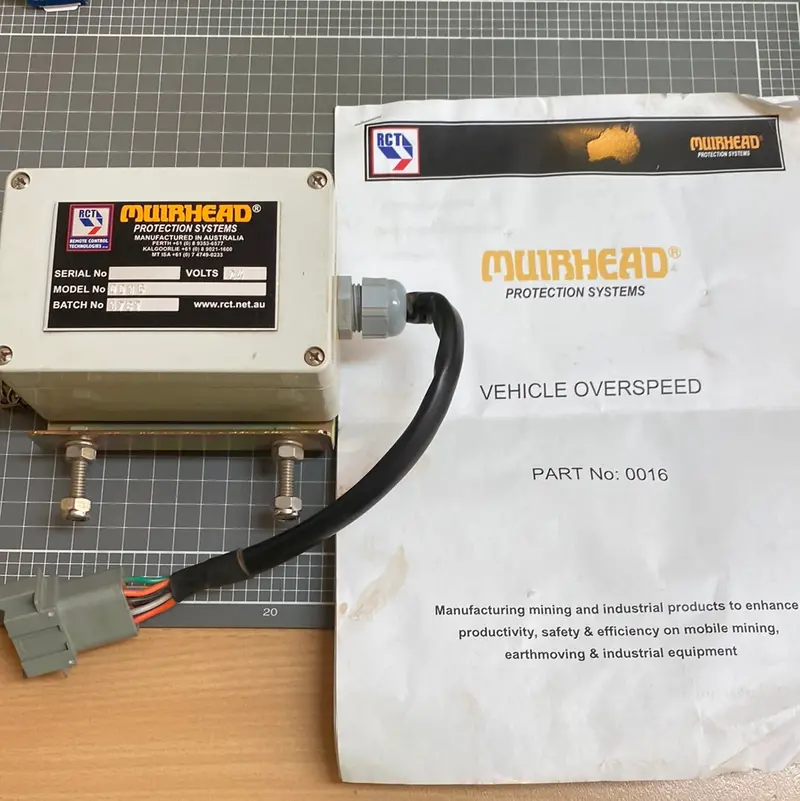 Rct Muirhead 0016 24V Vehicle Overspeed 1