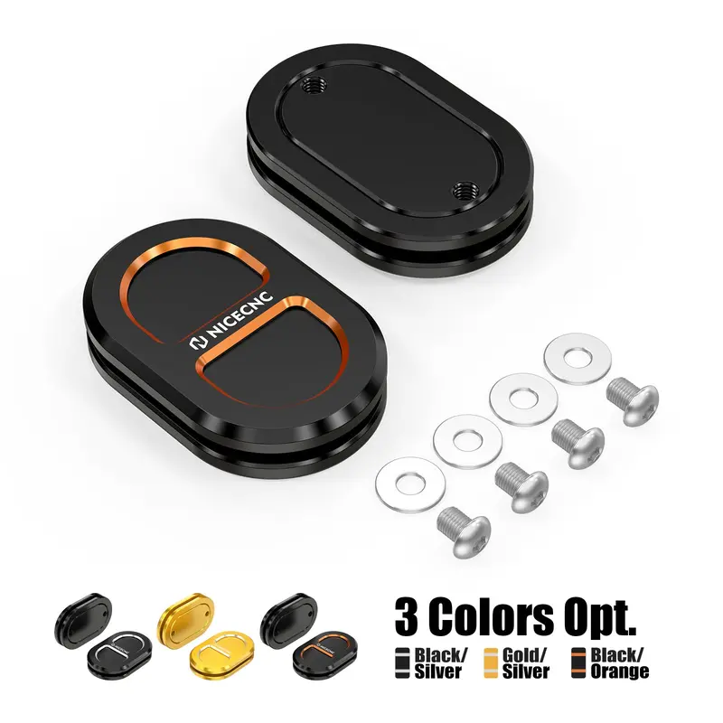Rear Antenna Hole Plug Filler Covers Kit For Harley Road King Street Glide Road Glide 1