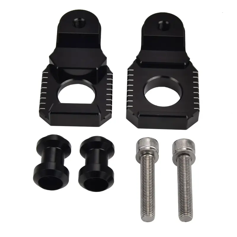 Rear Axle Block Sliders Chain Adjuster For Suzuki Gsxr600 750 1000 1