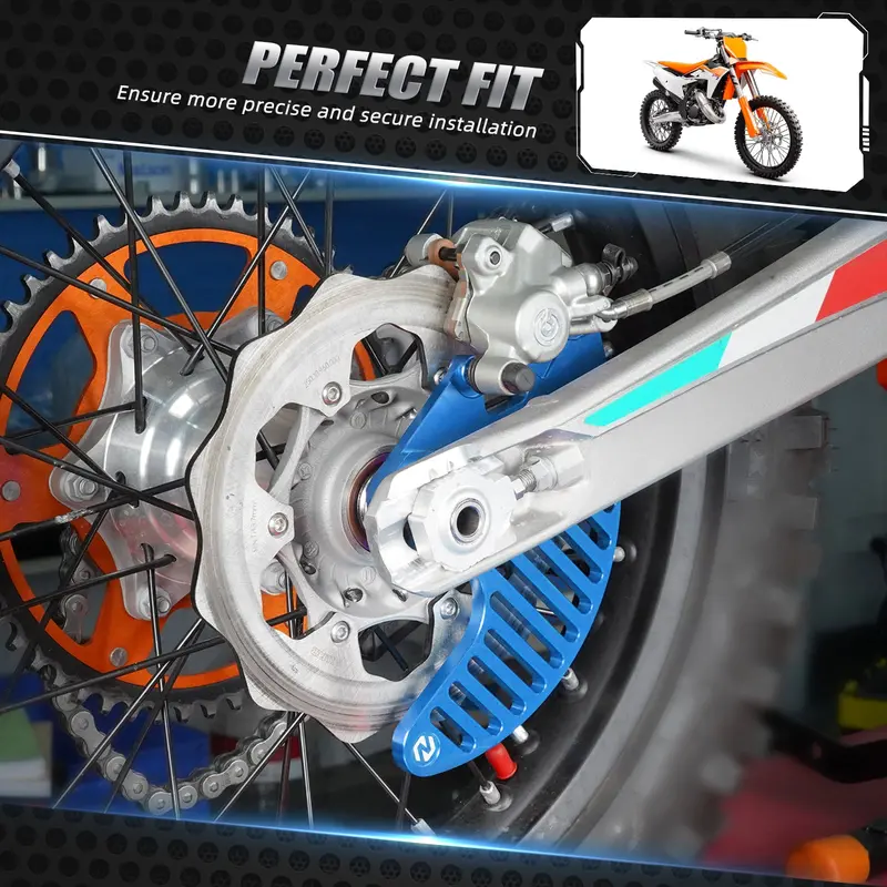 Rear Brake Disc Guard Protector For Ktm Xcw Exc Sx Husqvarna Gas Gas Stark Varg 4