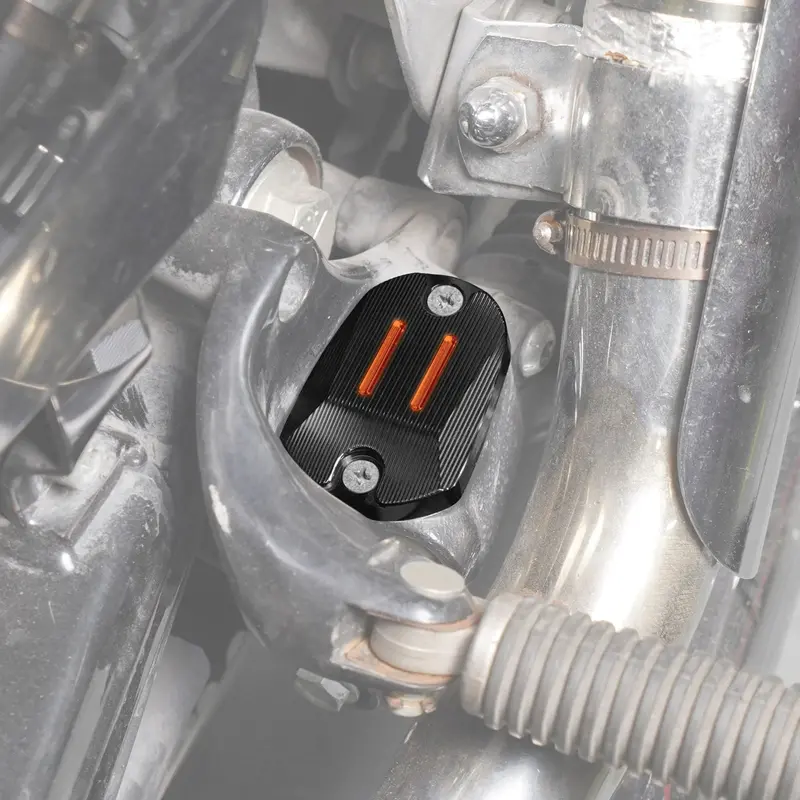 Rear Brake Master Cylinder Cover Cap For Harley Sportster 1200 48 Iron 883 Xl 2