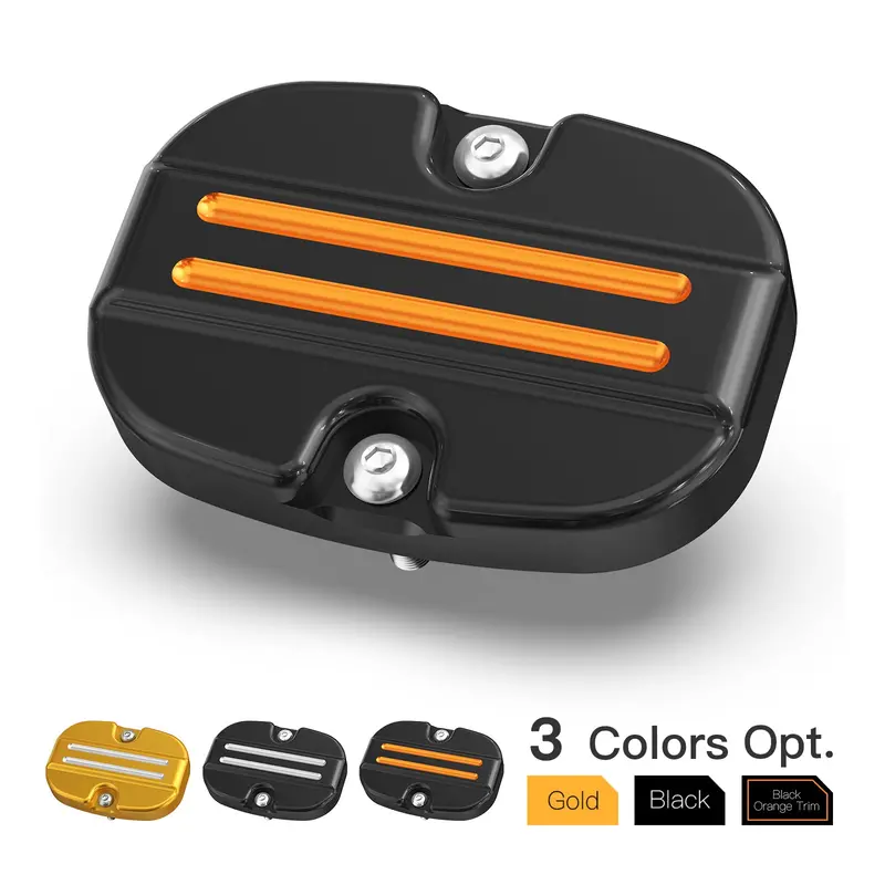 Rear Brake Master Cylinder Cover Cap For Harley Touring Road King Street Glide 1