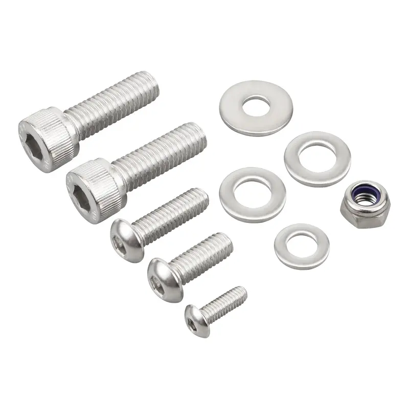 Rear Brake Reservoir Pusher Mounting Bolts Washers Nuts Kit For Yamaha Banshee 350 1