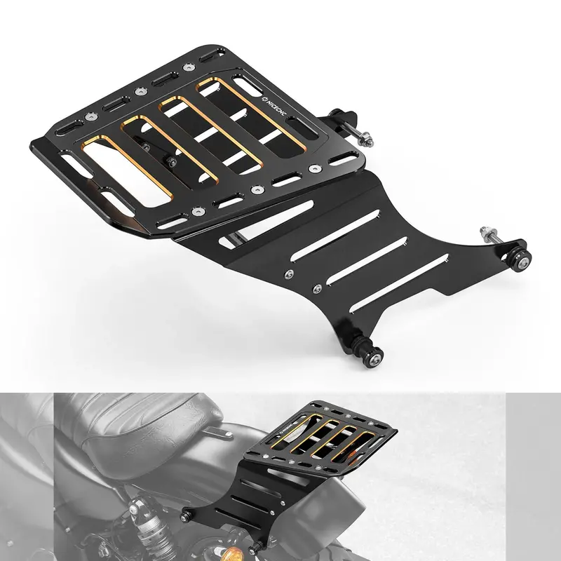 Rear Luggage Rack Tail Bag Bracket Mount Kit For Harley Sportster 1200 Xl Iron 883 1