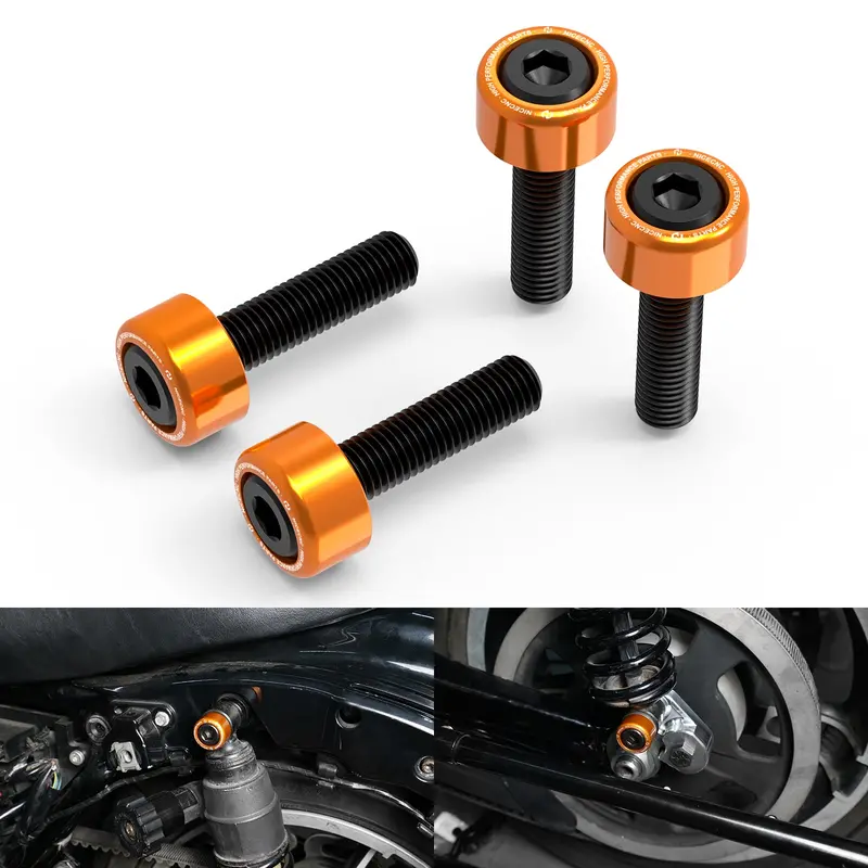Rear Shock Mount Bolts Screws Hardware Kit For Harley Road King Street Glide 1