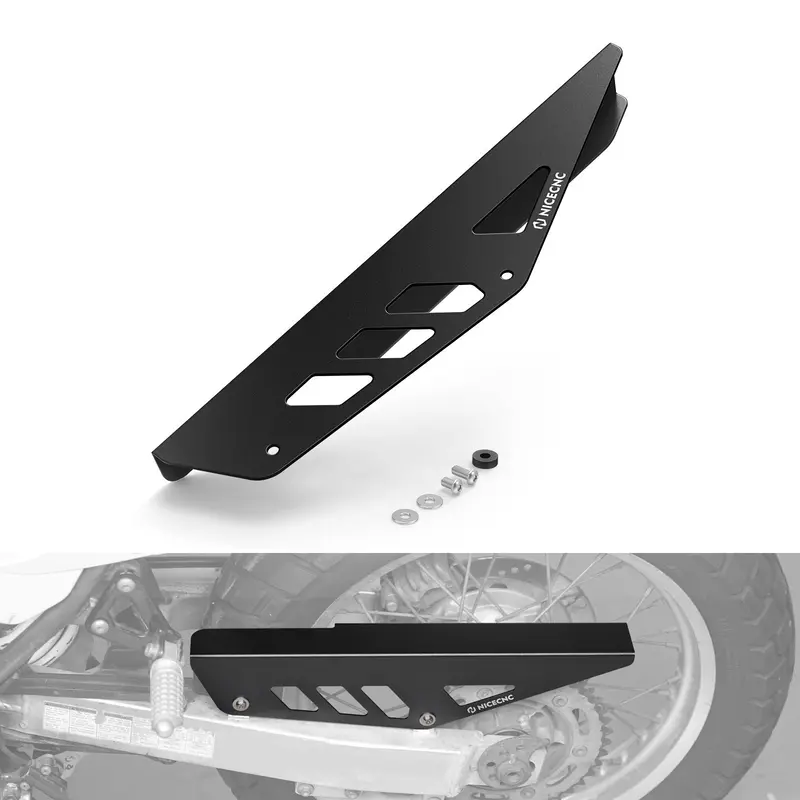 Rear Sprocket Cover Chain Guide Guard Protector For Suzuki Dr650 S / Se 1