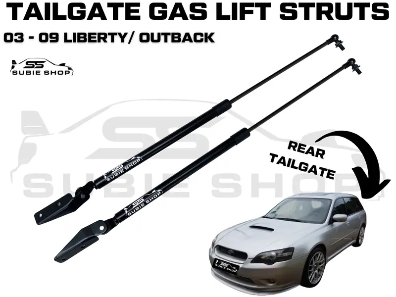 Rear Tailgate Hatch Lift Gas Struts Kit For 03 - 09 Subaru Liberty Wagon Outback 1