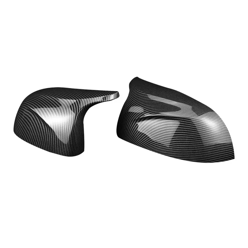 Rearview Mirror Cover Cap Carbon Fibre Textured For Bmw X3 G01 2017-2020 1