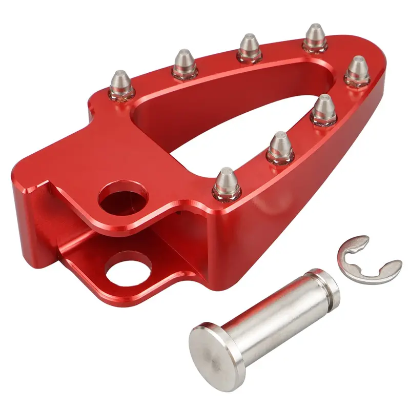 Red Brake Lever Pedal Enlarge Plate Tip For Honda Xr650l 1993-2024 1