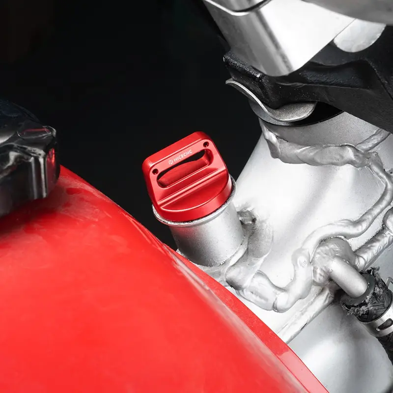 Red Engine Oil Dipstick Stick Plug For Honda Xr650l 1993-2024 Xr600r 1983-2000 2