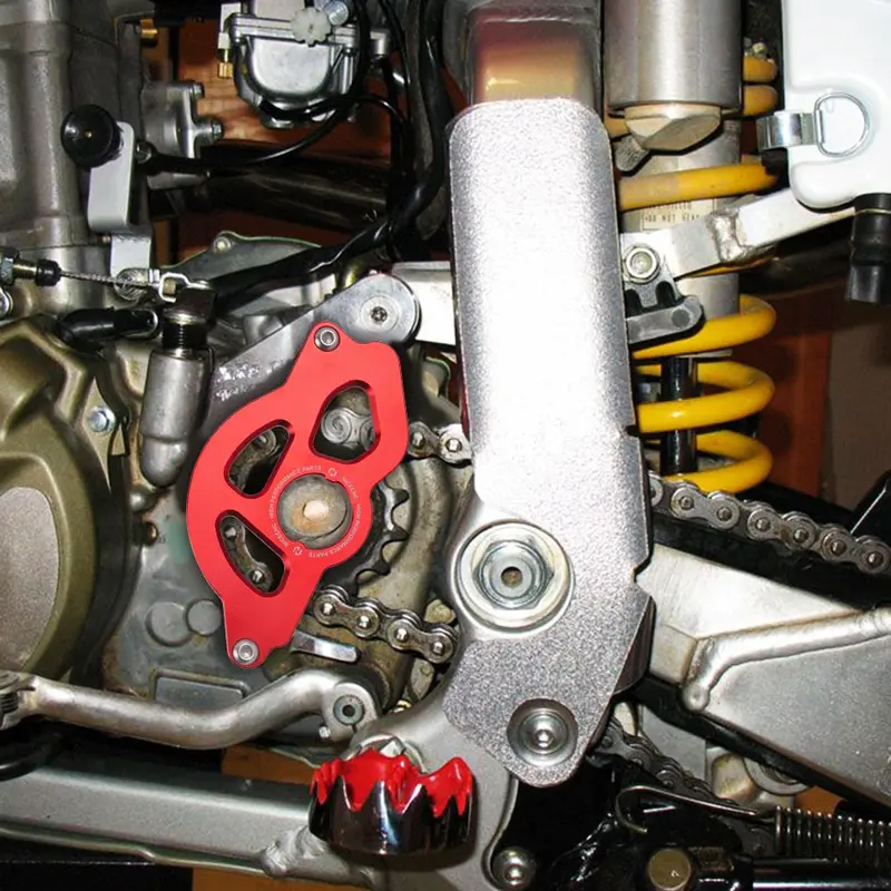Red Front Sprocket Cover Chain Guard For Honda Xr650r 2