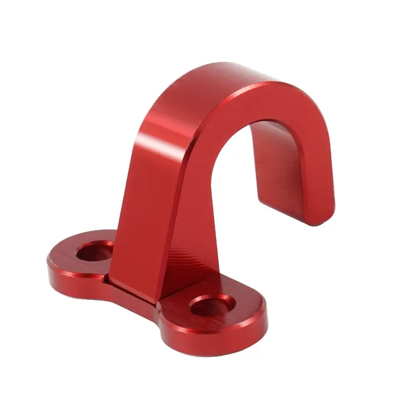 Red Rear Brake Hose Line Clamp For Honda Cr125r/250R/500R/Xr650r 2